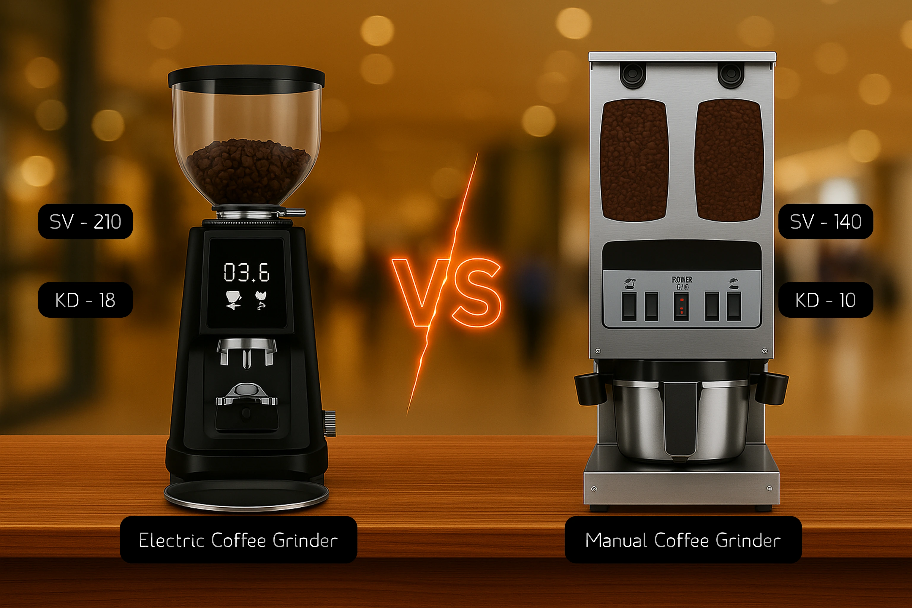 5 Best Types of Coffee Grinders: From Manual to Commercial Use